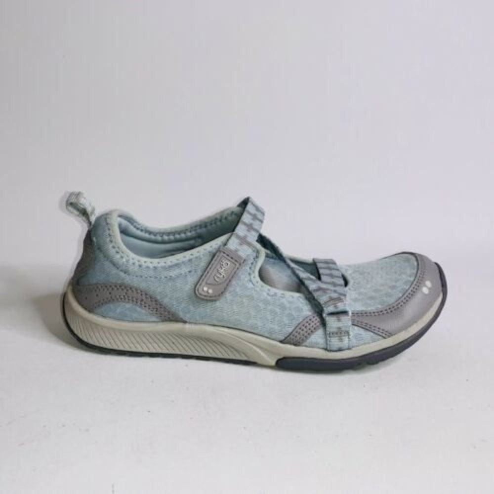 Womans Size 8 Ryka Kailee Maryjane Sneakers Shoes Mint Green & Gray